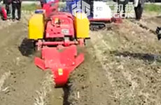 田園管理機開溝作業施工圖