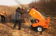 樹枝粉碎機粉碎效率高，效果好